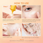Glad2Glow peeling gel Apricot Glycolic Acid Exfo Smooth Eksfoliasi peeling produk yang mampu mengangkat sel kulit mati  Komedo Kotoran Scrub Wajah Extract g2glow official store