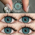 Eyeshare Softlens (Gratis Kotak Cermin) Boston Brown 14.2MM 1Pasang Lensa Kontak Warna Natural