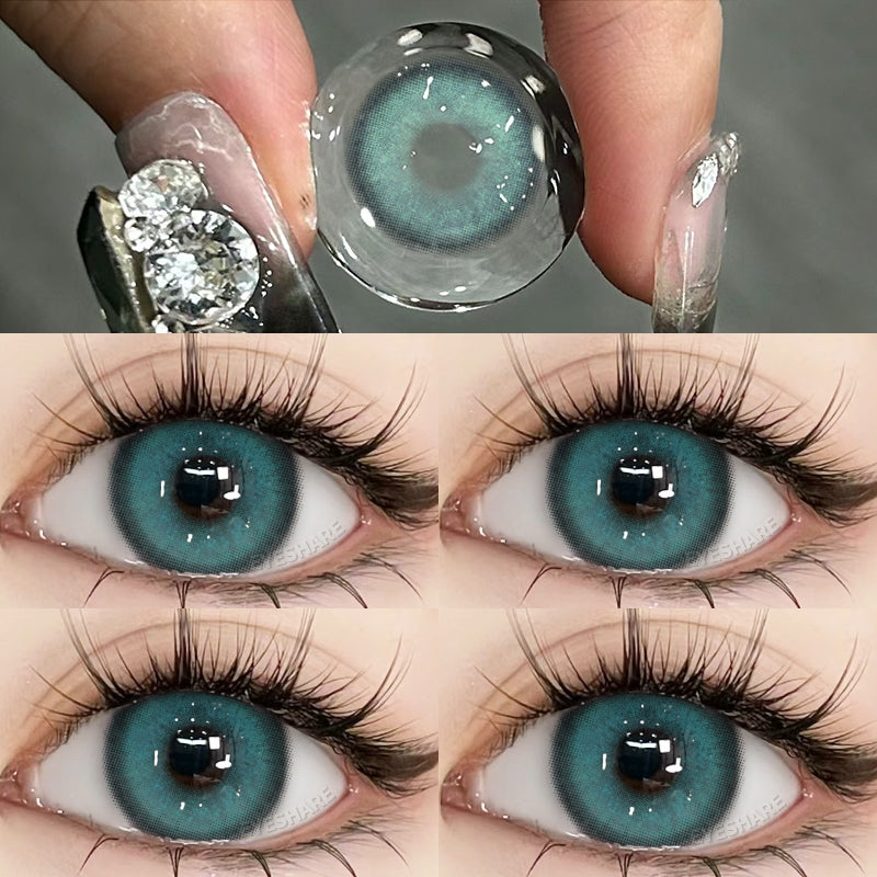 Eyeshare Softlens (Gratis Kotak Cermin) Boston Brown 14.2MM 1Pasang Lensa Kontak Warna Natural