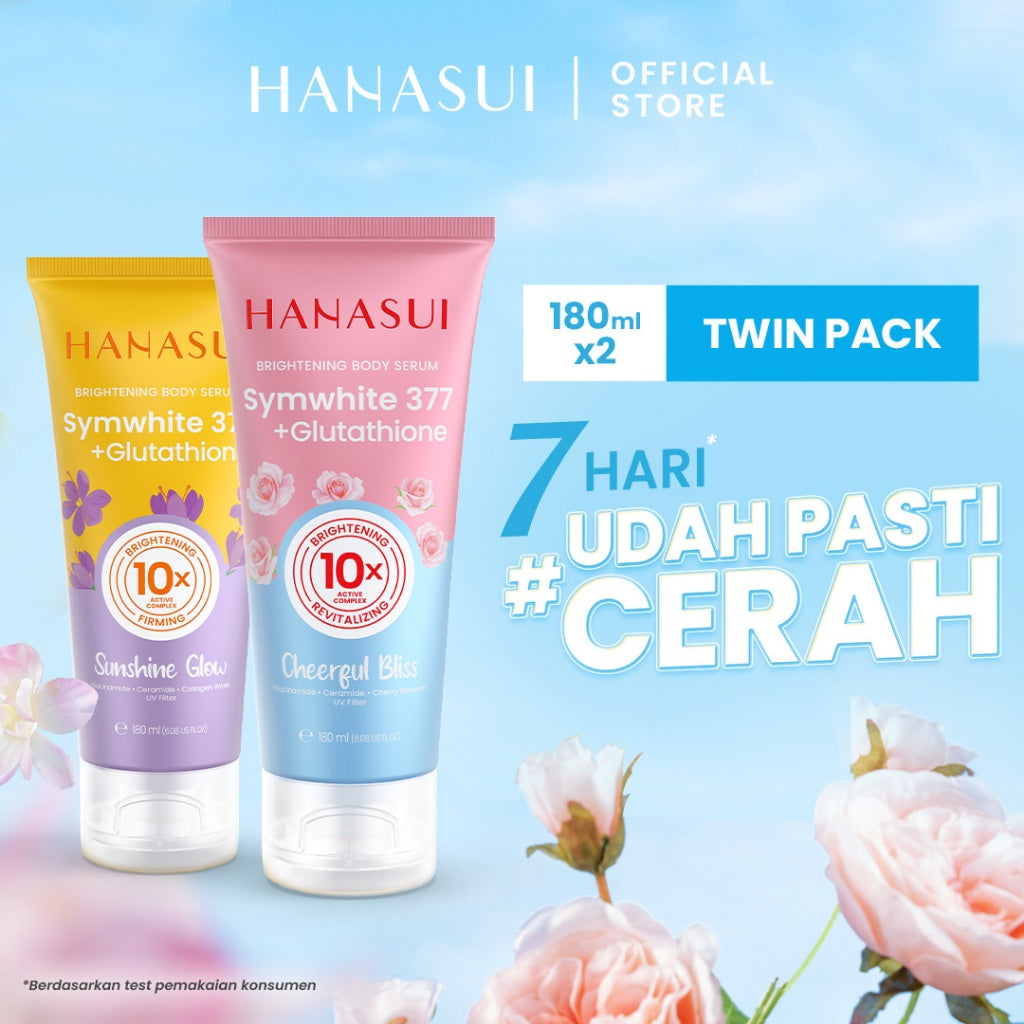 Hanasui Brightening Body Serum - Body Serum With Symwhite377 + Glutathione Mencerahkan & Menghidrasi Kulit