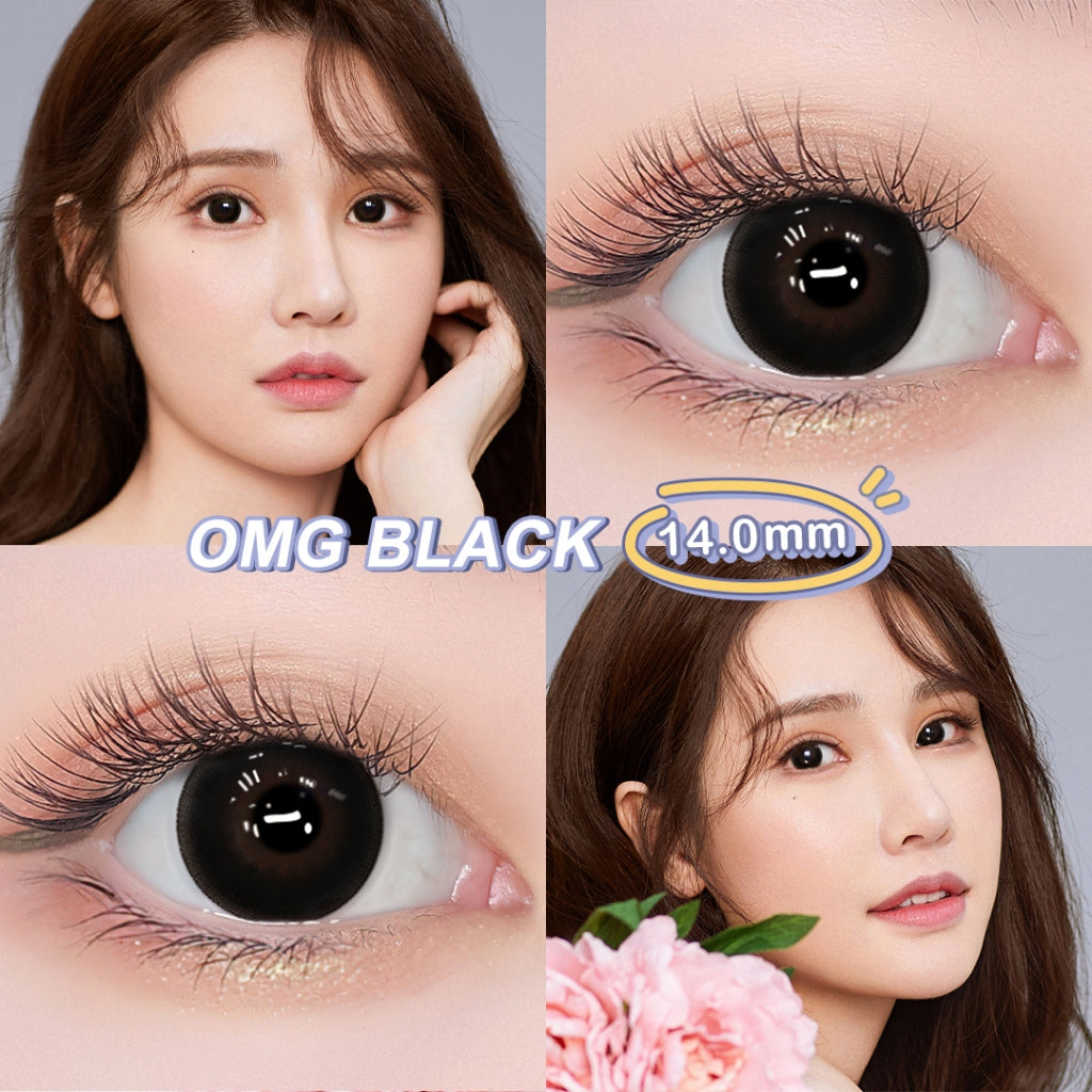 [0.00~-6.00]Magister Softlens Minus OMG Sepasang Lensa Kontak Warna Diameter 14.00mm 6bulan