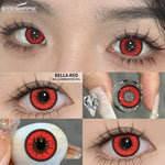 Eyeshare Softlens 1Pasang Bella Yellow 14.5mm Big Eye Cosplay Lensa Kontak Softlens