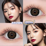 Magister Softlens Big Eyes softlens 14.5mm 16mm Normal Doll Eyes softlens Lensa kontak warna diameter softlens Brown /Black normal mata besar softlens 6bulan