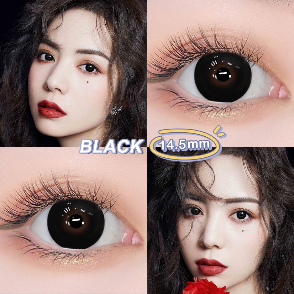 Magister Softlens Big Eyes softlens 14.5mm 16mm Normal Doll Eyes softlens Lensa kontak warna diameter softlens Brown /Black normal mata besar softlens 6bulan