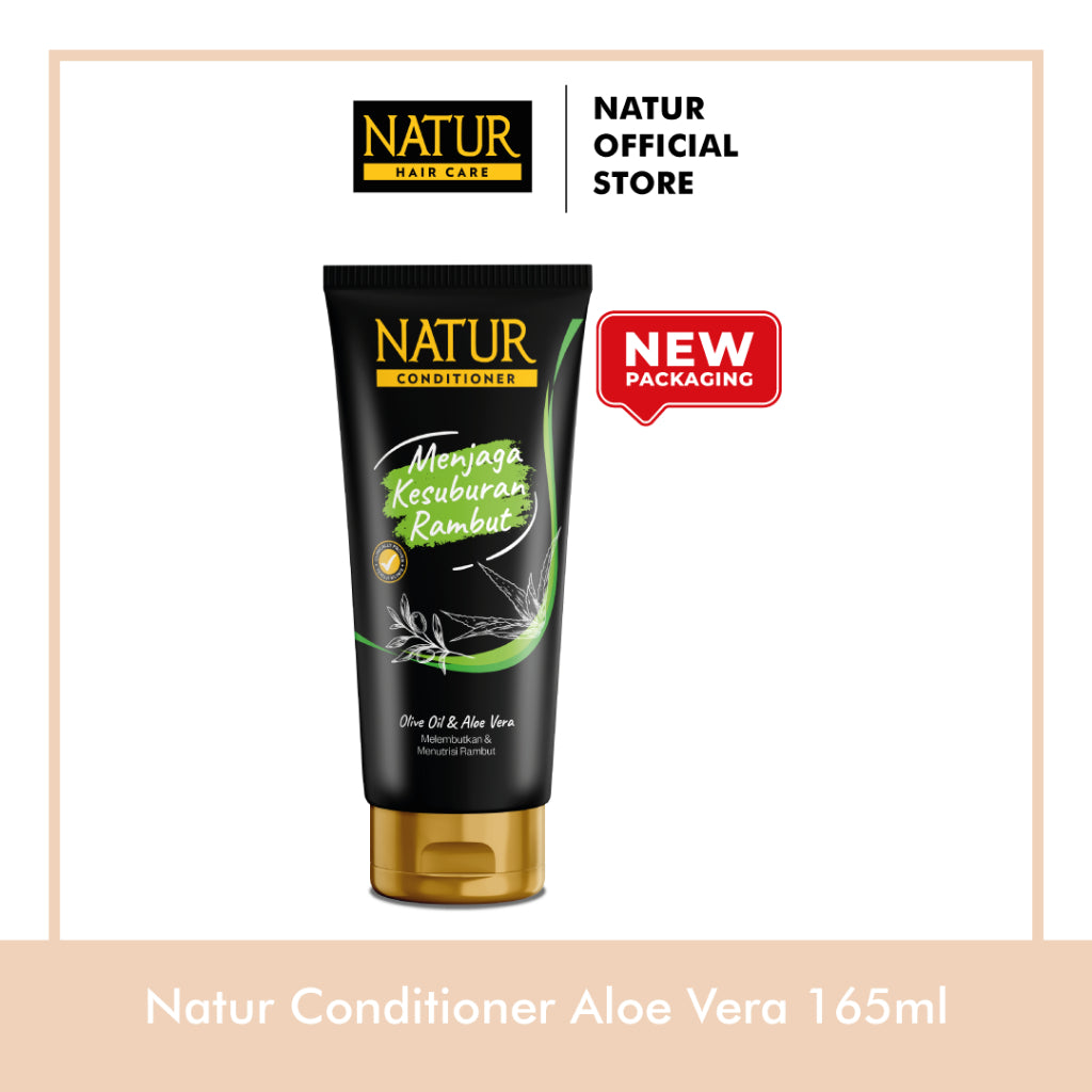 Natur Twinpack Conditioner 160 ml - Kondisioner Kekuatan Helai Rambut Rontok / Anti Hair Fall / Menguatkan Akar Rambut