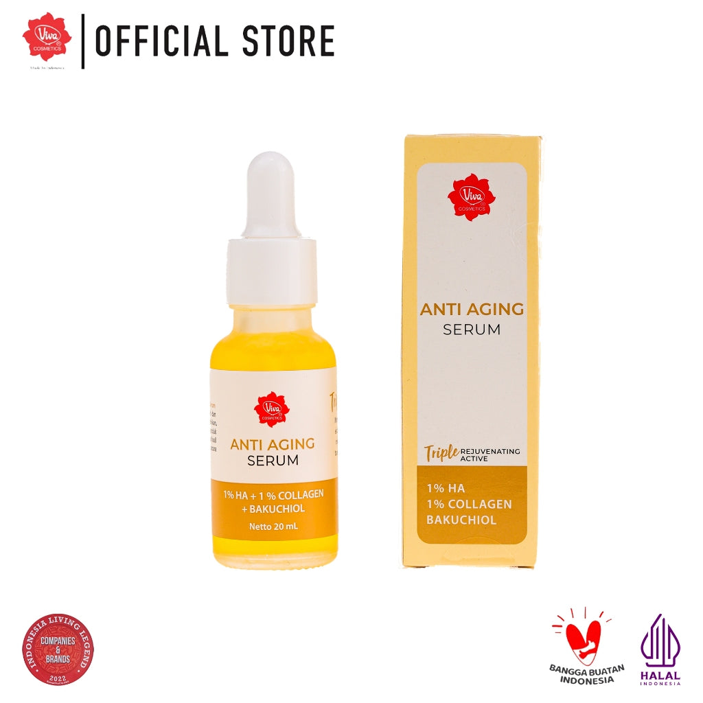 Viva Anti Aging Serum with Sodium Hyaluronate (HA) & Collagen (20ml)