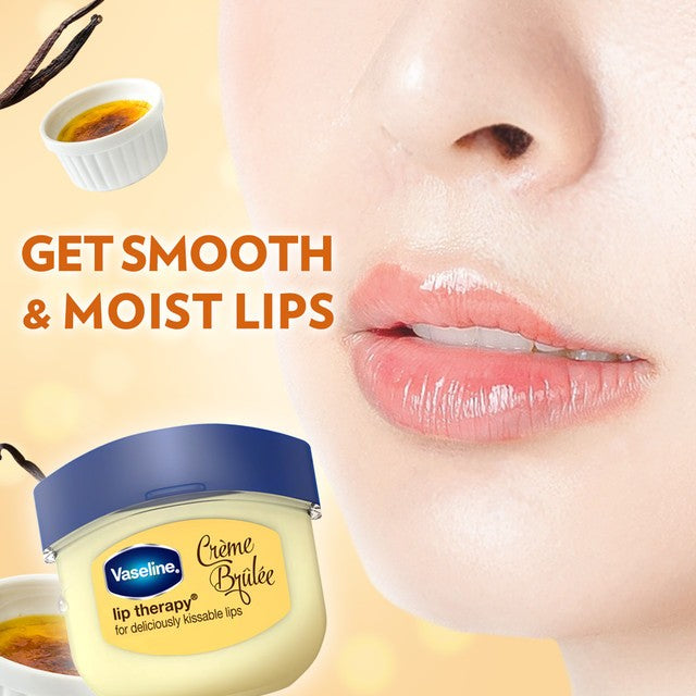 Vaseline Lip Therapy Creme Brulee 7gr - Pelembab Bibir - Lip Balm