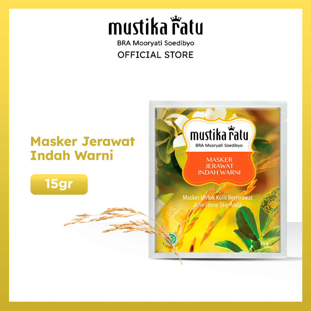 Mustika Ratu Masker Jerawat Indah Warni 15gr