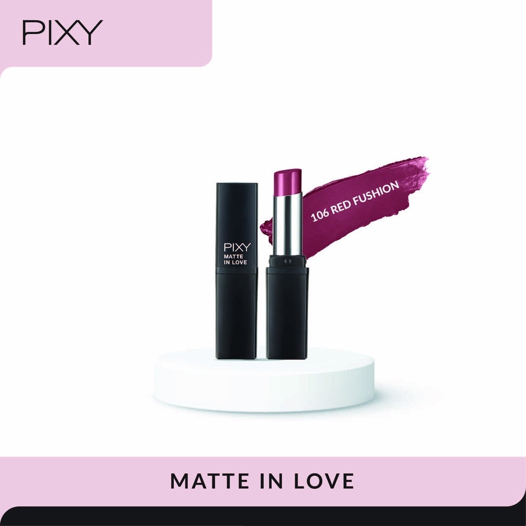 Pixy Lipstick Matte In Love 4,4gr | Lipstik Tahan Lama