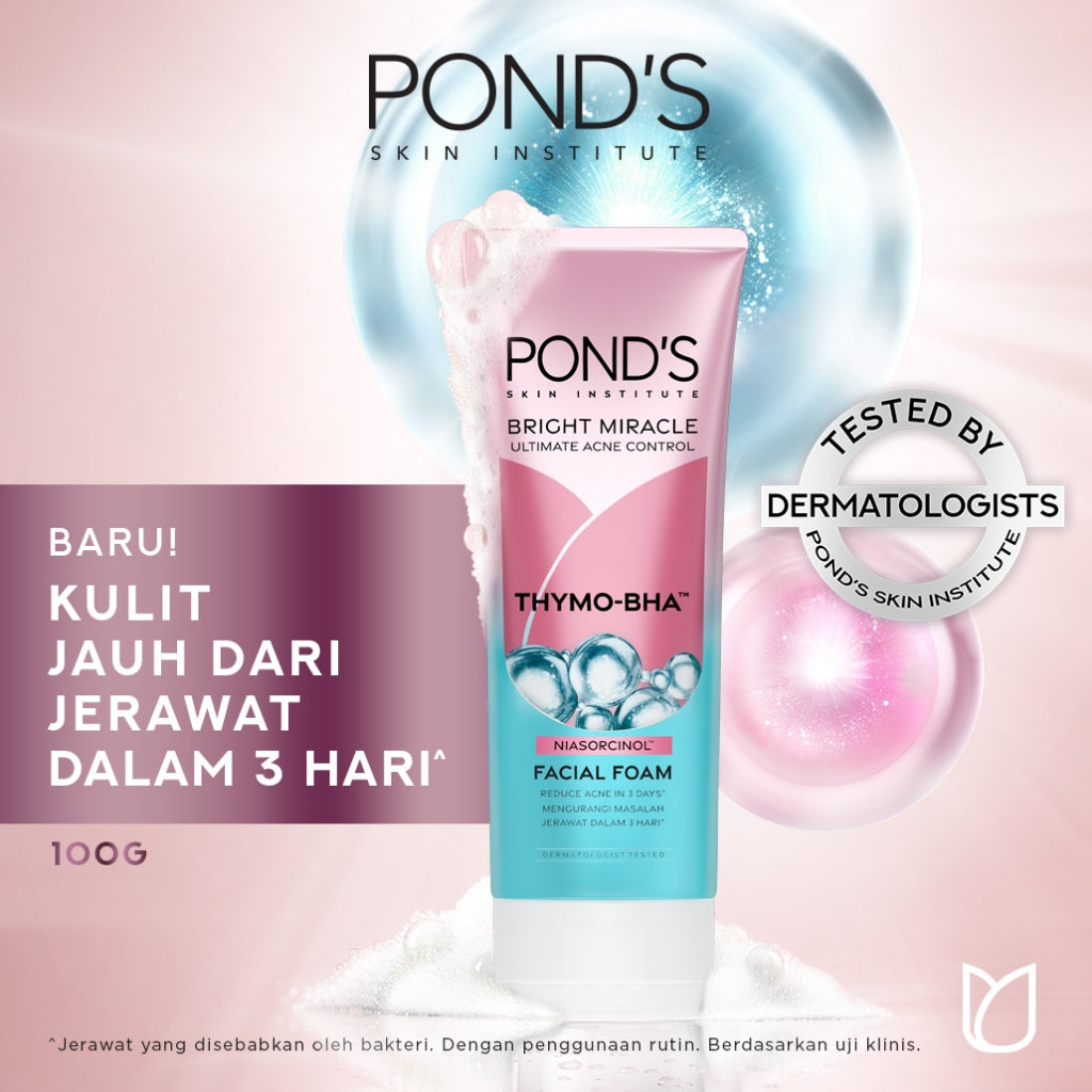 Pond's Bright Miracle Ultimate Acne Control Facial Foam 100G