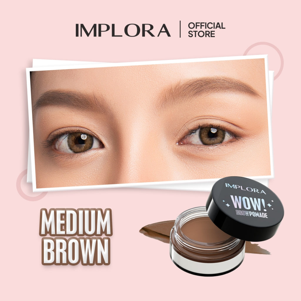 Implora Wow Brow Pomade | Eyebrow Pomade | Spoolie dan Kuas Alis