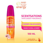 PAKET ISI 2 - Makarizo Hair Energy Scentsations Cherry Blossoms 100 mL Parfum Rambut