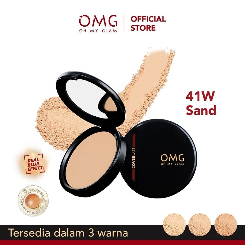 OMG Coverlast Two Way Cake TWC ( Bedak Padat Kontrol Minyak 8 Jam Flawless )