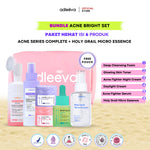 ADLEEVA - [BUNDLE SET] ACNE / WHITENING GLOWING SET (Paket Complete + Moisturizer + Essence) (PAKET HEMAT UNTUNG BANYAK)
