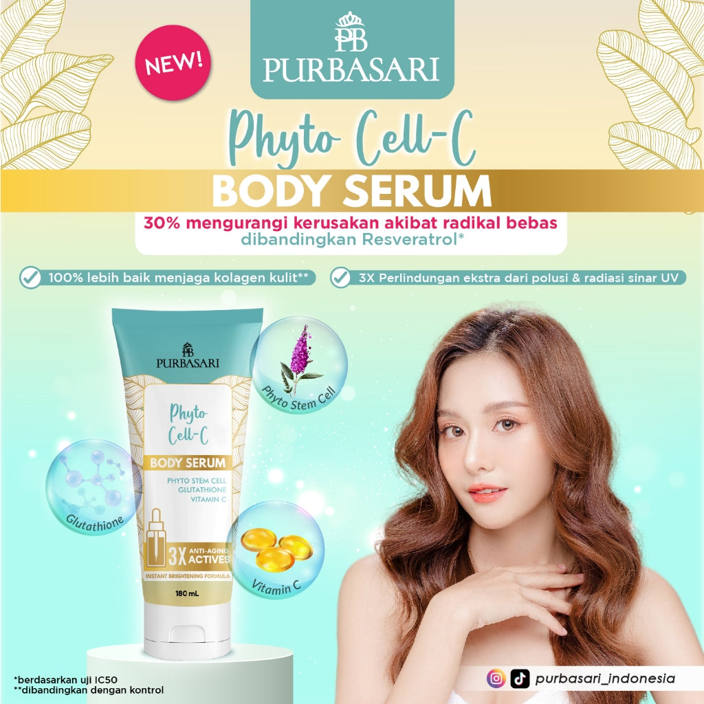 Purbasari Phyto Cell-C  180 ml / Body Serum Viral