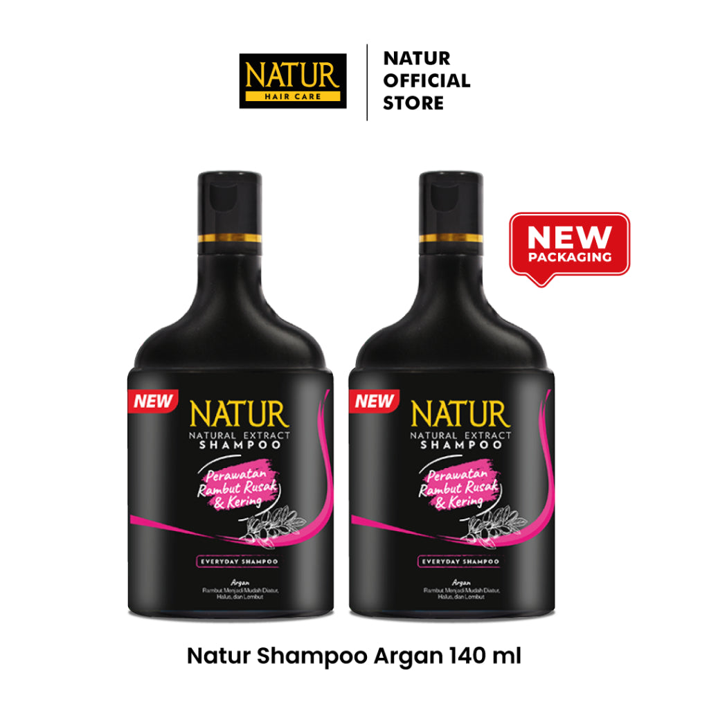 Twinpack Natur Shampoo 140 ml - Paket Shampoo 2 pcs