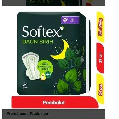 SOFTEX DAUN SIRIH WING 29CM 24'S