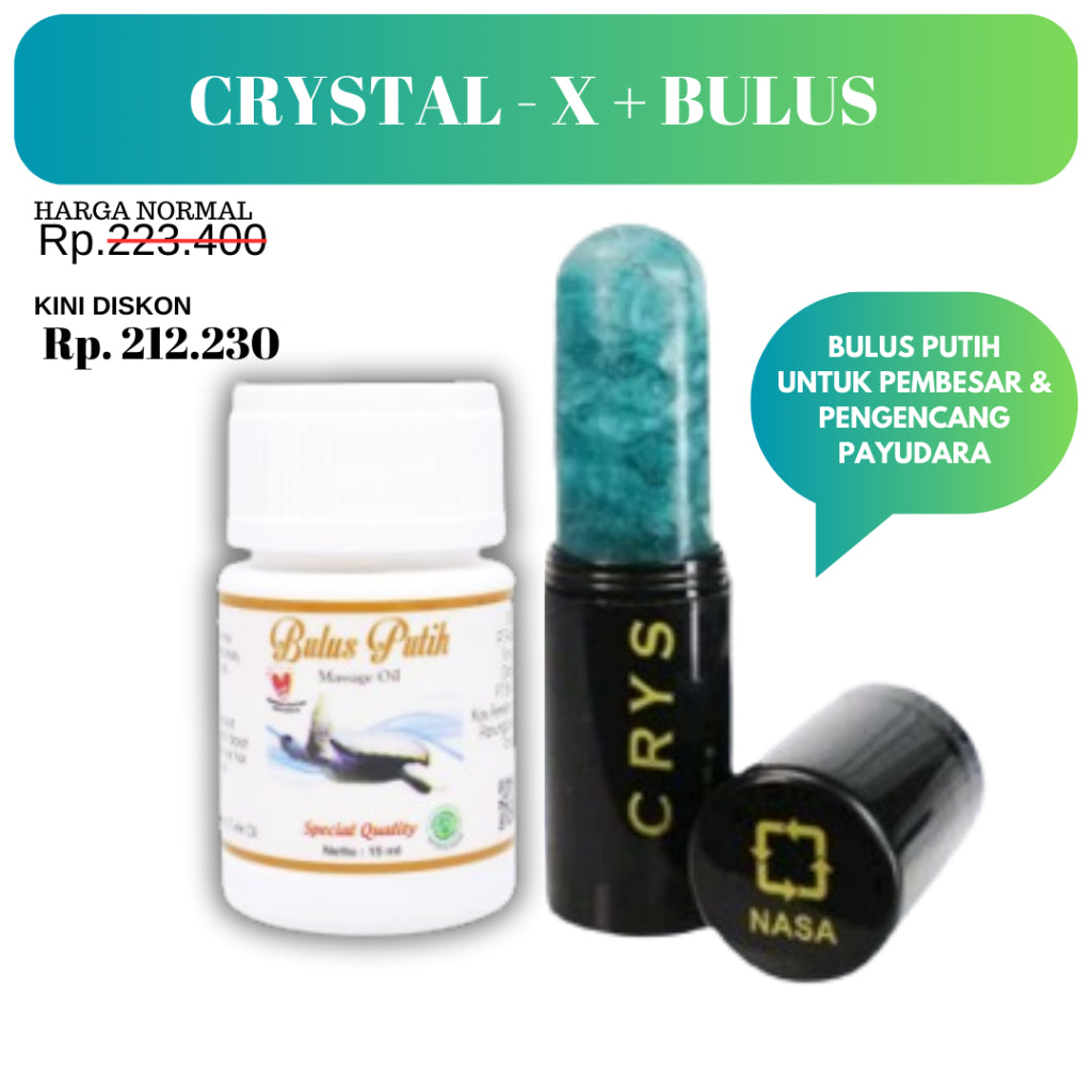 (KEMASAN BARU) CRYSTAL X NASA Cristal X Nasa Original Keristal X Kristal X NCX Asli