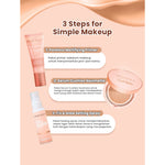 Hanasui Serum Cushion Soulmatte - Matte Finish UVA & UVB Protection Perfect Coverage Menyamarkan Pori-Pori Garis Halus Noda Wajah