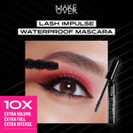 Make Over Dramatic Graphic Eye Look : Hyperblack Eye Liner, Lash Impulse Mascara