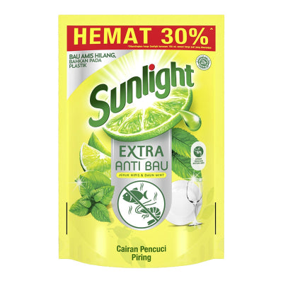SUNLIGHT SABUN CUCI PIRING /DISHWASING LIQUID LEMBUT/625ML/EXTRA KOREAN STRAWBERRY 650 ML/EXTRA ANTI BAU 650/EXTRA HIGENIS 650ML/KEMASAN ISI ULANG/EXTRA LEMBUT/HALAL