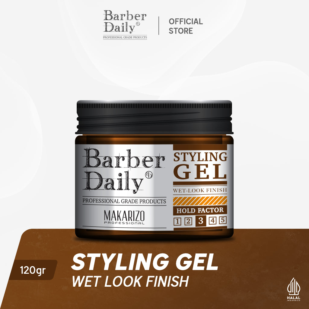 Makarizo Barber Daily Wet Look Styling Gel 120 gr