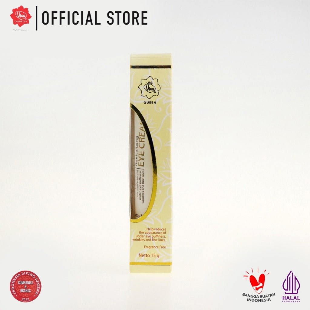 Viva Queen Revitalizing Eye Cream with Vit A, E, Olive Oil, Extract Sunflower & Chamomile - 15gr