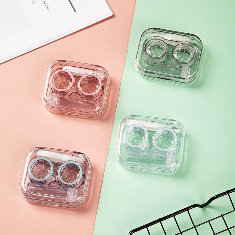 Eyeshare Softlen case softlens case warna transparan all-in-one