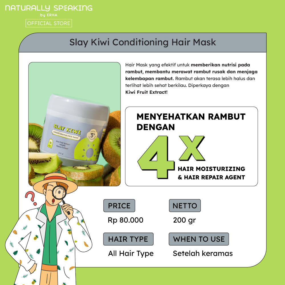 Naturally Speaking Slay Kiwi Conditioning Hair Mask