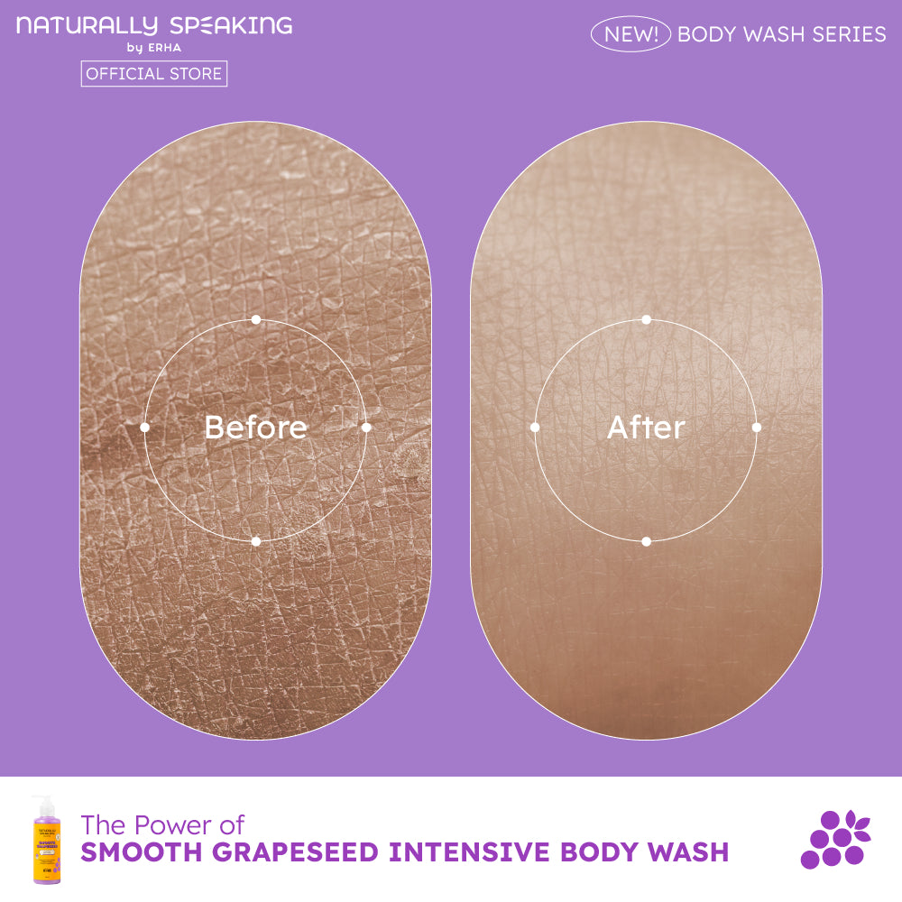 Naturally Speaking Smooth Grapeseed Intensive Body Wash 200ml