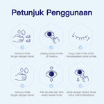 Magister Softlens 14.2mm -14.5mm For Big Eyes Sepasang Normal Lensa kontak warna kadar air 38% soflens