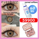 Eyeshare 1Pasang Softlens 14.5mm + Solution Cairan 60ml + kotak cermin