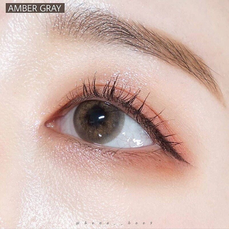 Softlens Elcoco Desire Euro Amber Ocean Lime Normal Minus s.d -10.00 Soflen Minus Coklat Abu Grey