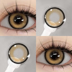 Eyeshare Softlens Vienna Chocolate 14.5mm 1 Pasang Lensa Kontak Untuk Mata Besar
