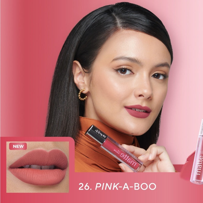 Wardah Exclusive Matte Lip Cream | Lipstik Matte Tahan Lama & Lembut di Bibir | Lip Cream Wardah 4g