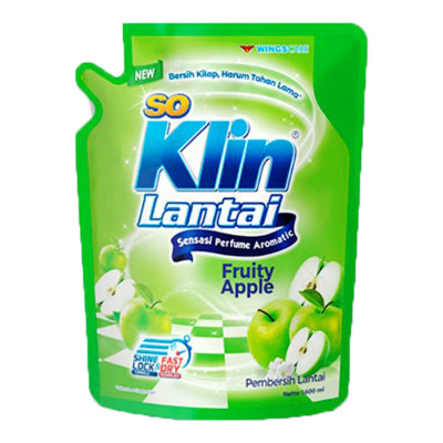 SO KLIN PEMBERSIH LANTAI CLEAN & PROTECT CITRUS GARDEN REFIL 1600ML/ 700ML/SEREH 780ML/CITRUS LEMON 780ML/FLORAL LAVENNDER 780ML/FRUITY APPLE 780ML/PEMBERSIH LANTAI