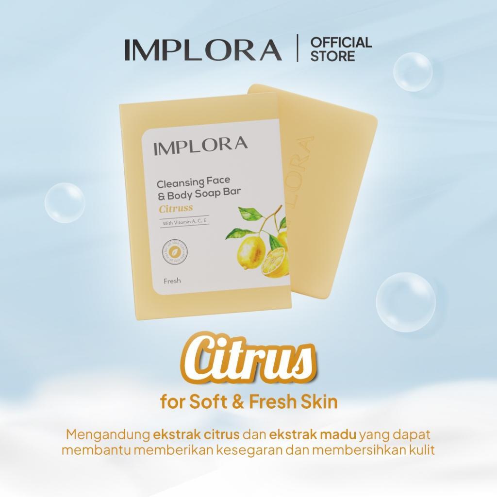 [4 PCS] Implora Cleansing Face & Body Bar Soap