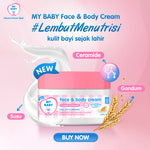 My Baby Krim Tubuh & Wajah Bayi Nourish & Smooth 50 g