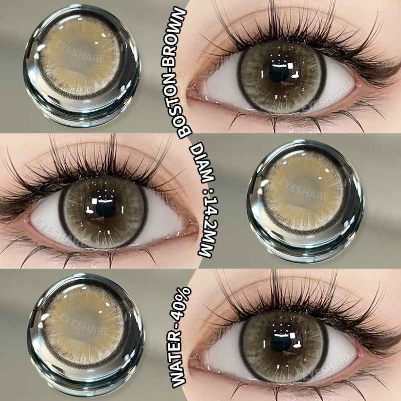 Eyeshare Softlens Serbia Gray 1Pasang 14.5mm  Lensa Kontak Mata Besar