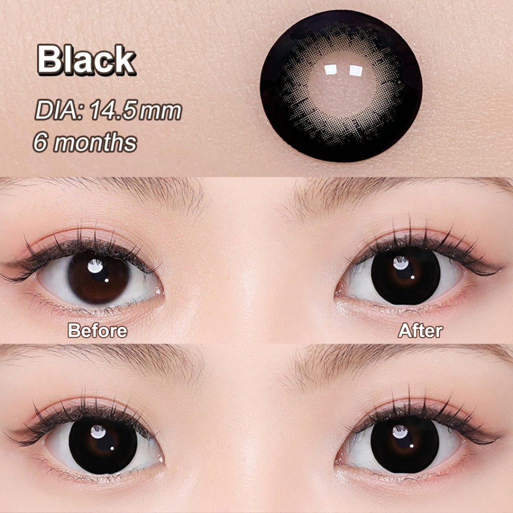 [0.00 s/d -6.00]Magister Softlens Minus14.5mm Lensa Kontak Warm Softlens For Big eyes 1Pasang 6bulan