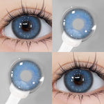 Eyeshare Softlens Blue 1Pasang 14.0mm-14.5mm Lensa Kontak Warna Normal Softlen