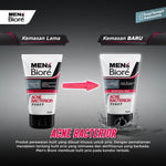 Men's Biore Micro Scrub Sabun Muka Pria Untuk Kulit Berjerawat Acne Bacterior Eksfoliasi 100 gr - Facial Wash