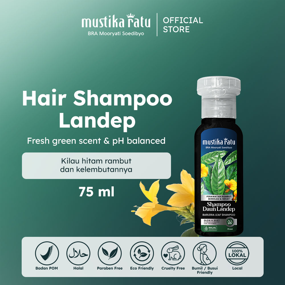 Mustika Ratu Shampoo Daun Landep 75ml
