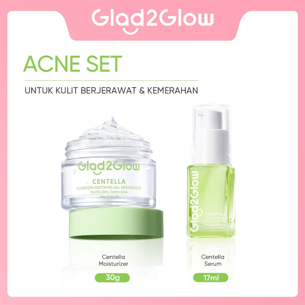 Glad2Glow Centella Water Gel Moisturizer Madeca Cream Cica Pelembab Wajah 30/55g Pengontrol Minyak Pelembab Menyembuhkan Jerawat  Krim Anti Jerawat Memperbaiki Penghalang Kulit Melembabkan Kulit Wajah Menjaga Kelembapan Kulit g2glow official store