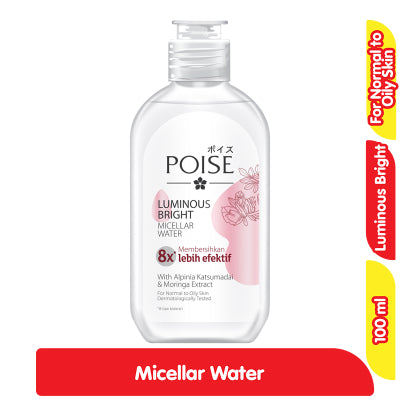 Poise Micellar Water Pembersih Makeup Luminous Bright 100 ml