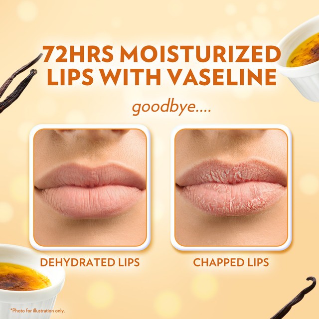 Vaseline Lip Therapy Creme Brulee 7gr - Pelembab Bibir - Lip Balm