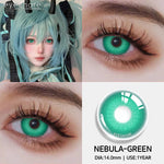 Eyeshare Softlens 14.5MM 1Pasang Lensa Kontak Putih Buta Putih Cosplay Mata Halloween Softlen