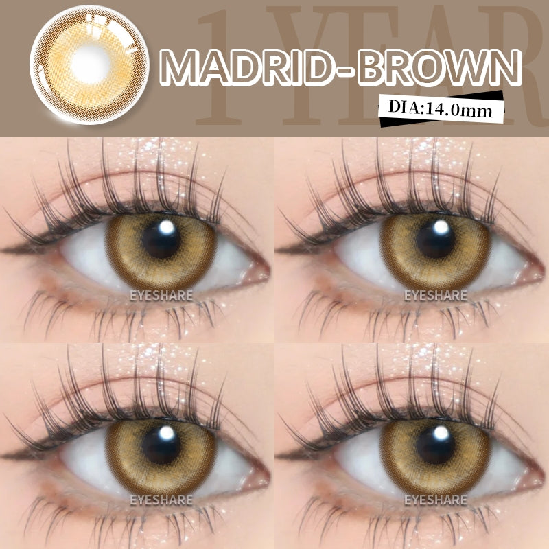 Eyeshare Softlens 14.5MM 1Pasang Lensa Kontak Putih Buta Putih Cosplay Mata Halloween Softlen