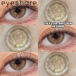 Eyeshare Ocean Darkgray Softlens 1Pasang 14.2mm Big Eyes Softlen Lensa Kontak Warna soflens