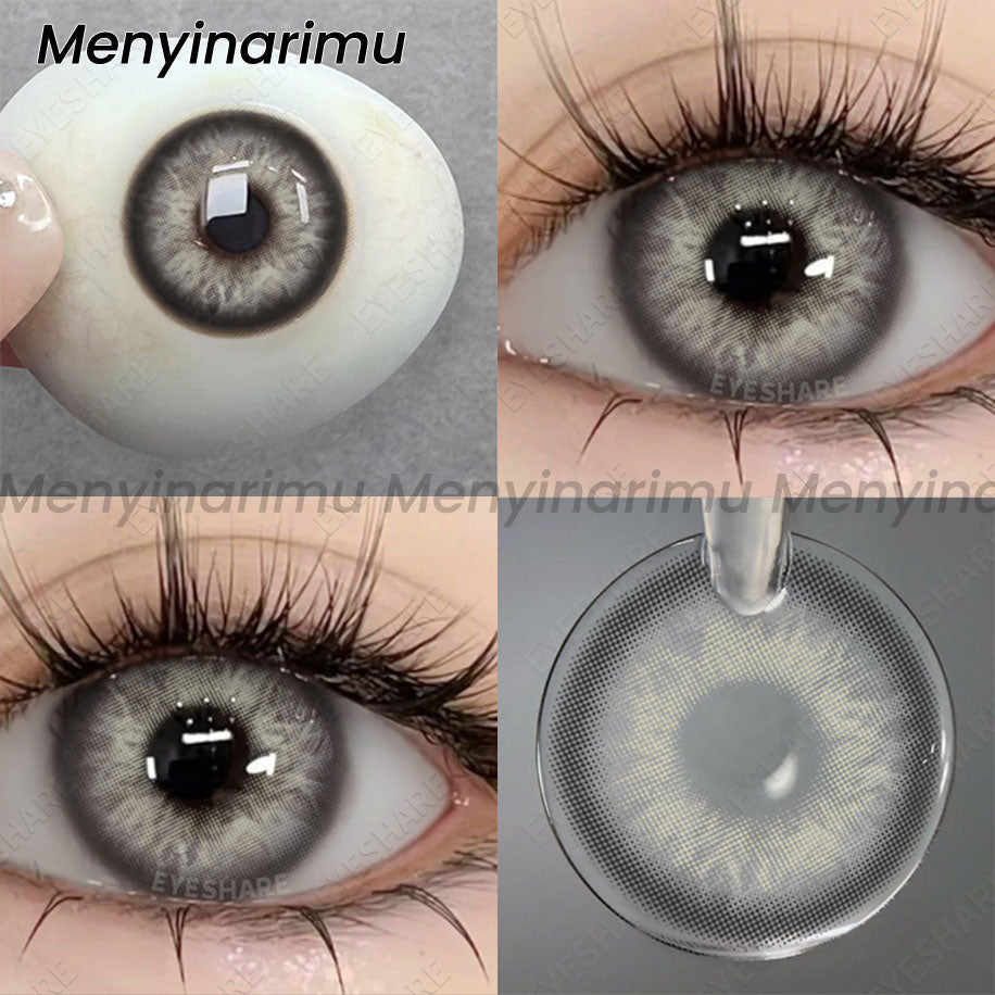 Eyeshare Myakhie Softlens Minus(-1 ~ -6) 14.2mm Brown Gray Minus Softlens